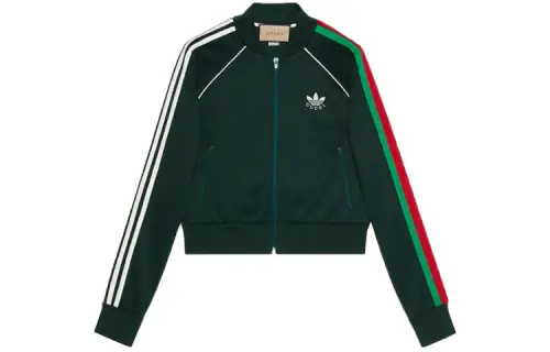 GUCCI X Adidas Zip Jacket Dark Green