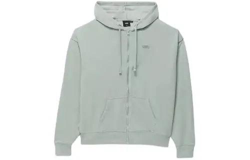 Vans Everyday Oversized Full Zip Hoodie Jackets & Coats Women's Iceberg Green