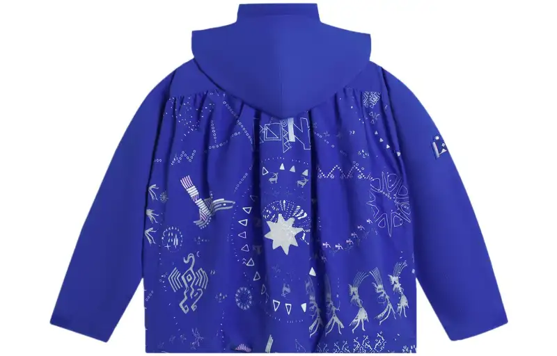 Li Ning Jackets Women's Blue Detachable Hood Moderate Other