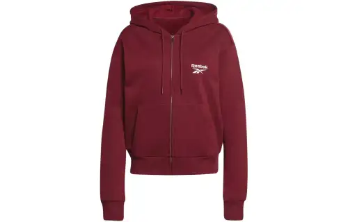 Reebok IDENTITY ZIP UP HOODIE Jackets & Coats Women's Red