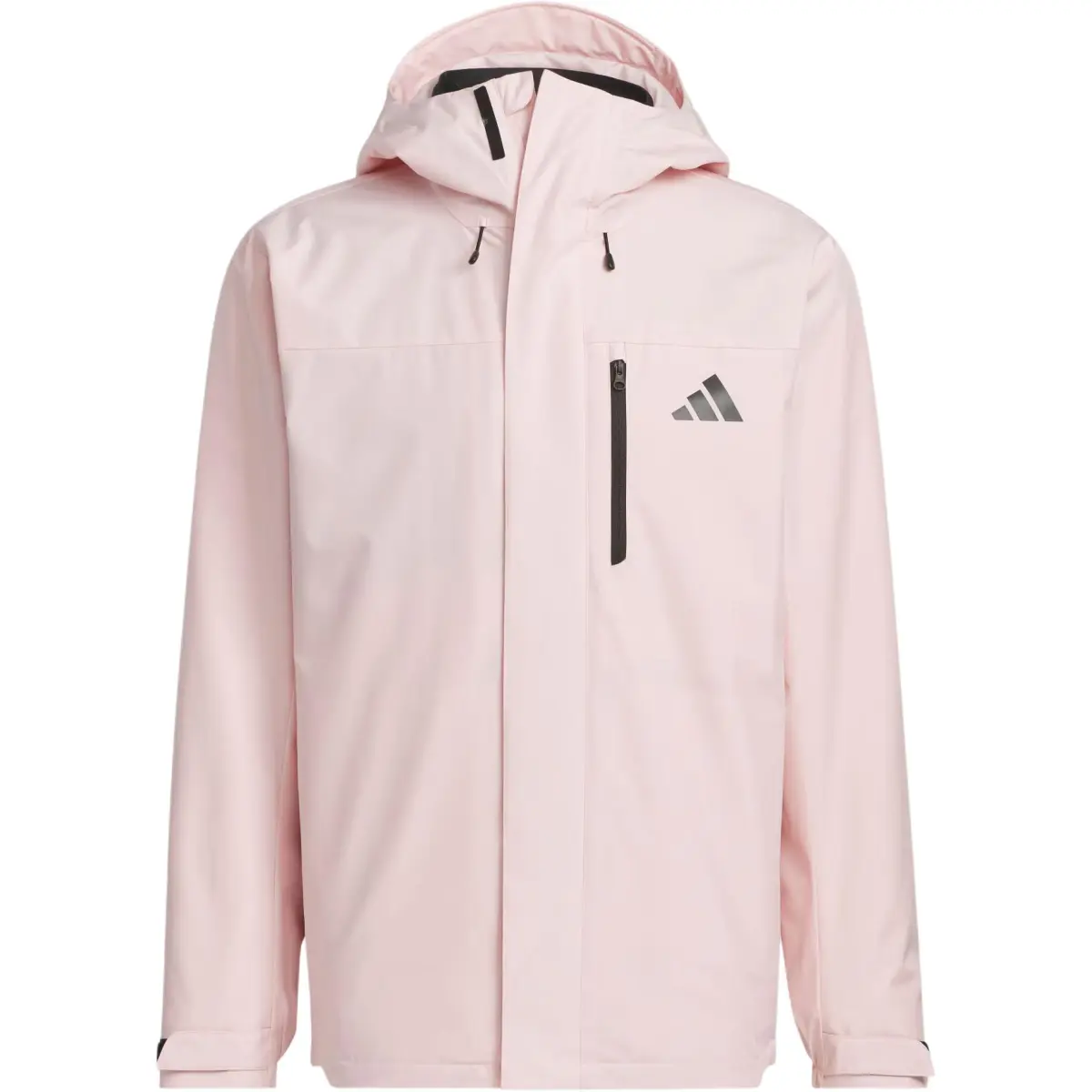 Adidas THREE in ONE 3 in 1 Water Repellent Fleece Lined Waterproof Liner Casual Hooded Jackets & Coats Unisex