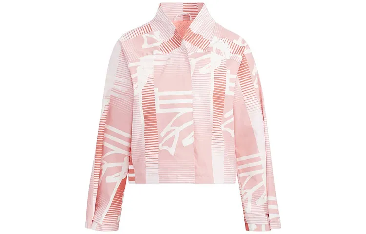 Adidas Jackets Women's Pink V-neck Moderate Other