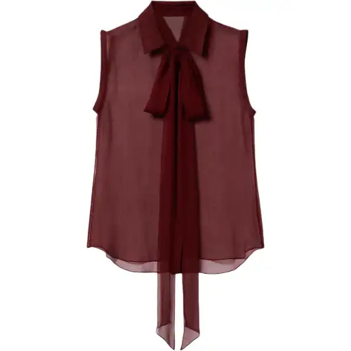 GUCCI SS25 Shirt Women's Burgundy