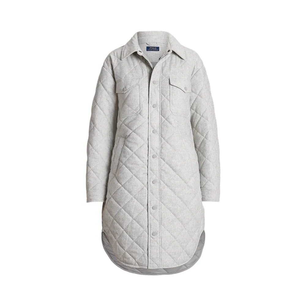 Polo Ralph Lauren Jackets Women's Gray Lapel Moderate Straight Fit