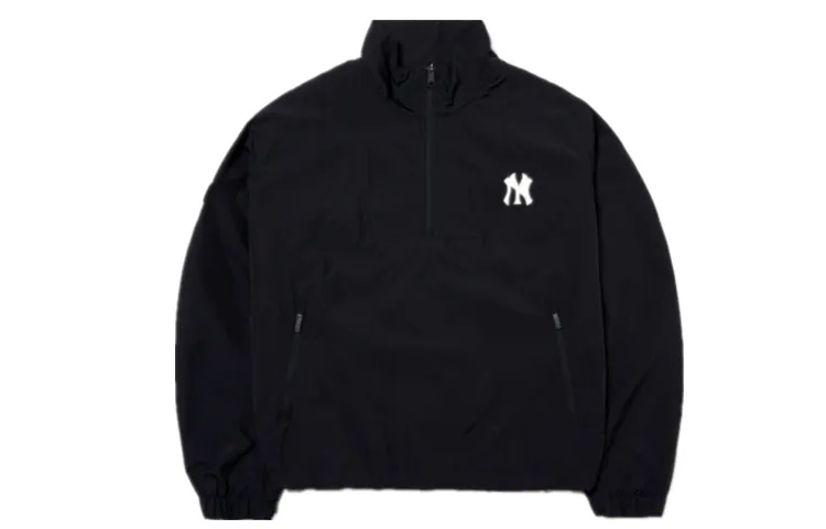MLB Jackets Women's Black Stand Collar Moderate