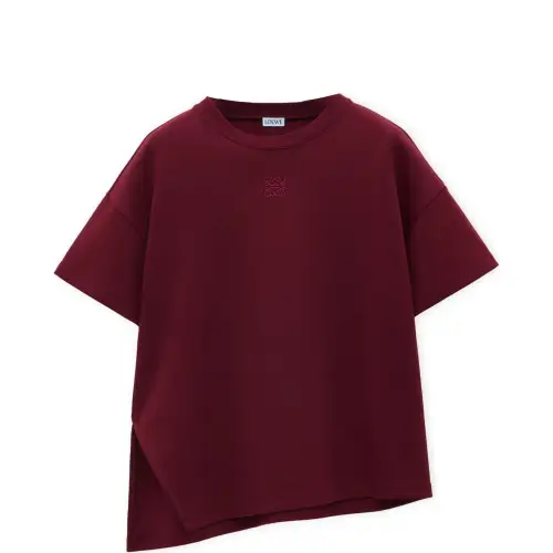 LOEWE FW24 Regular T Shirt Women's Burgundy