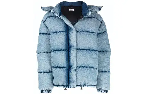 MIU MIU Down Jacket Women's Blue