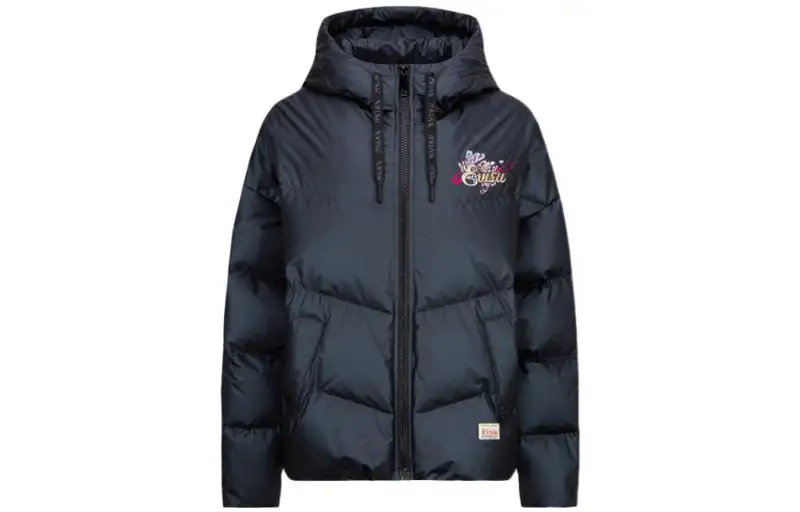 EVISU SS22 Down Jacket Winter Women's Black