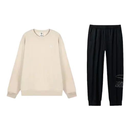 ANTA Casual Sportswear Unisex Crew Neck Moderate