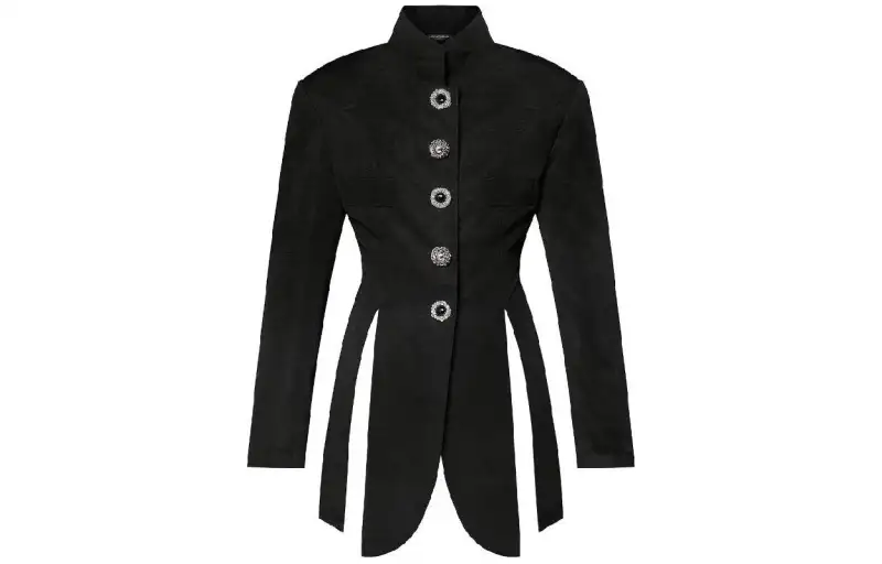 Lv Jewel Button Frock Jacket
