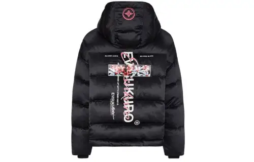 EVISU Down Jacket Winter Women's Black