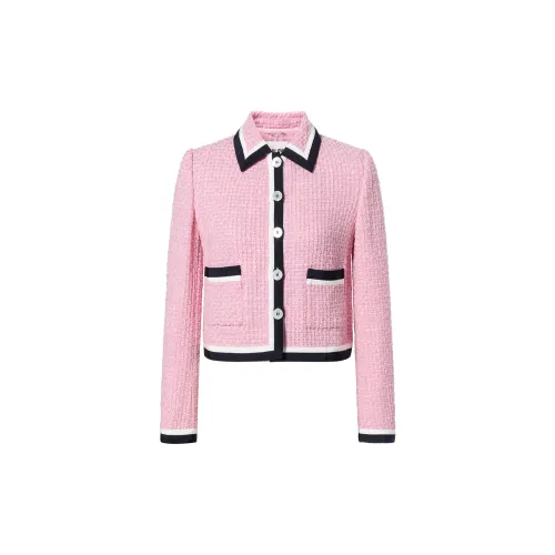 MIU MIU Tweed Long Sleeved Cropped Jacket