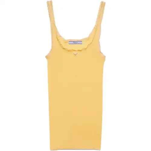 Prada ribbed cotton top