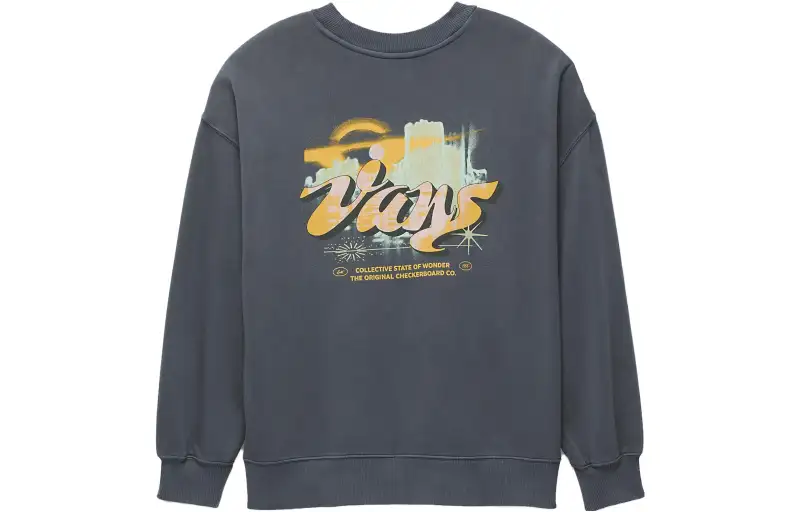 Vans Dove Mountain Slouchy Crew Sweatshirt Women's Asphalt