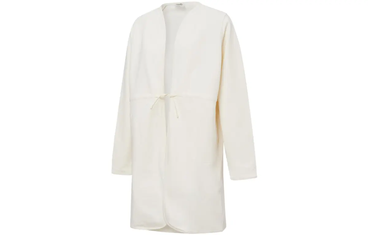 PUMA Studio Yoga Series Jackets Women's White Collarless Moderate Other