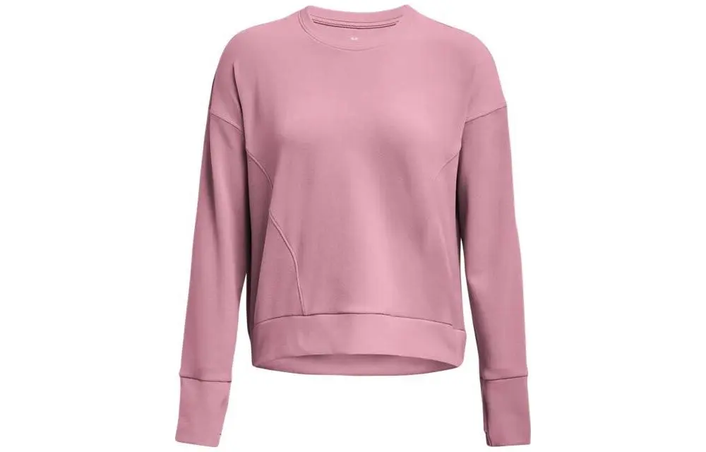 Under Armour Sweatshirts Women's Pink Crew Neck Moderate Other