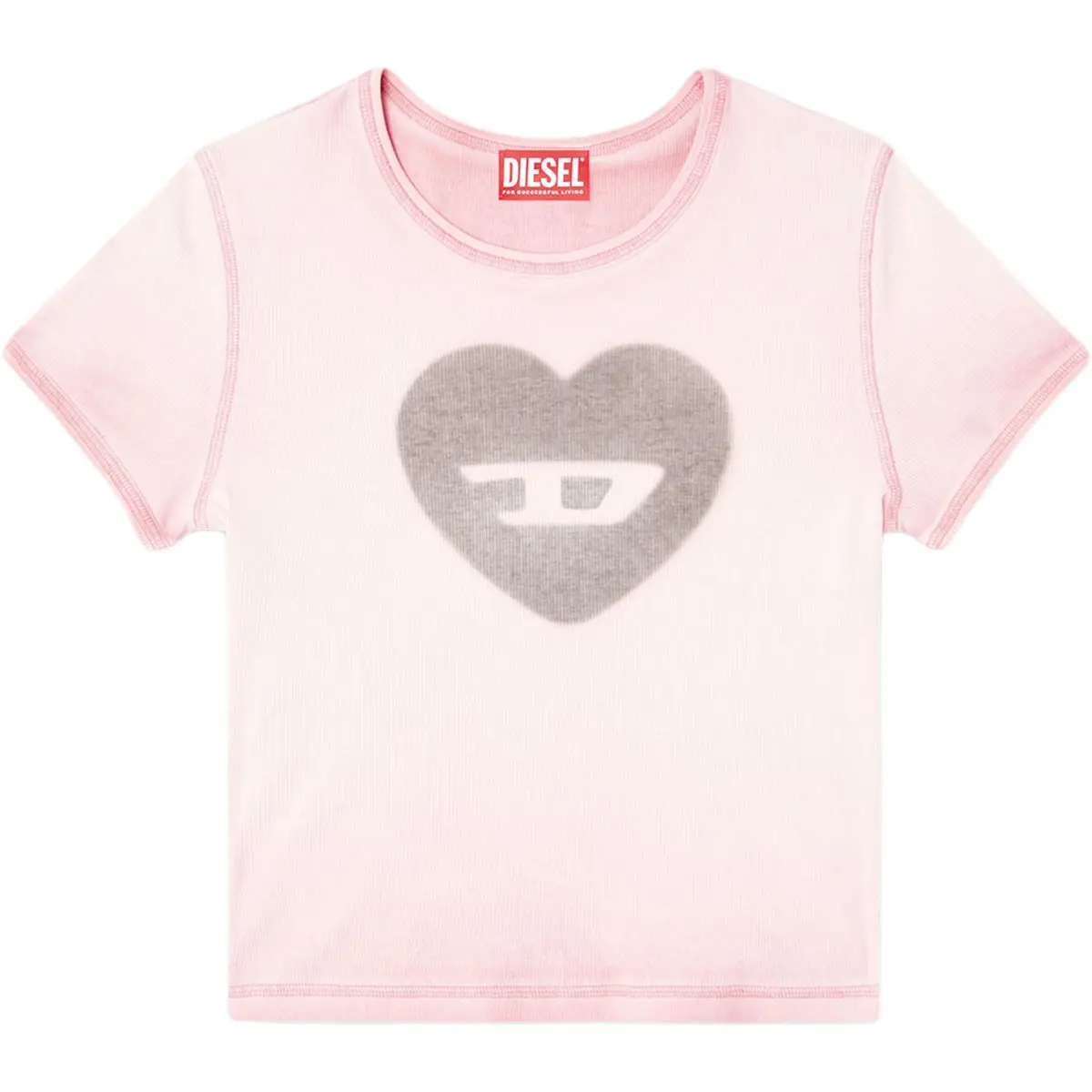 DIESEL T Ele Cropped T Shirt