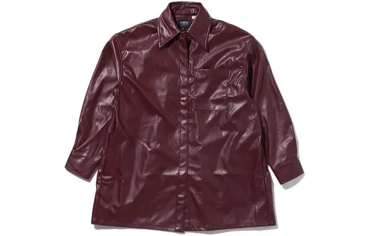 Levi's Leather Jackets Women's Russet Pointed Collar Moderate Other