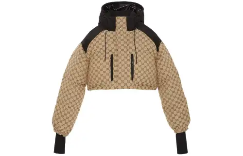 Gucci Gg canvas bomber jacket