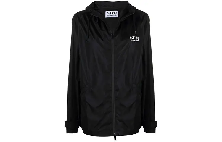 Golden Goose Deluxe Brand Star Printed Hooded Windbreaker