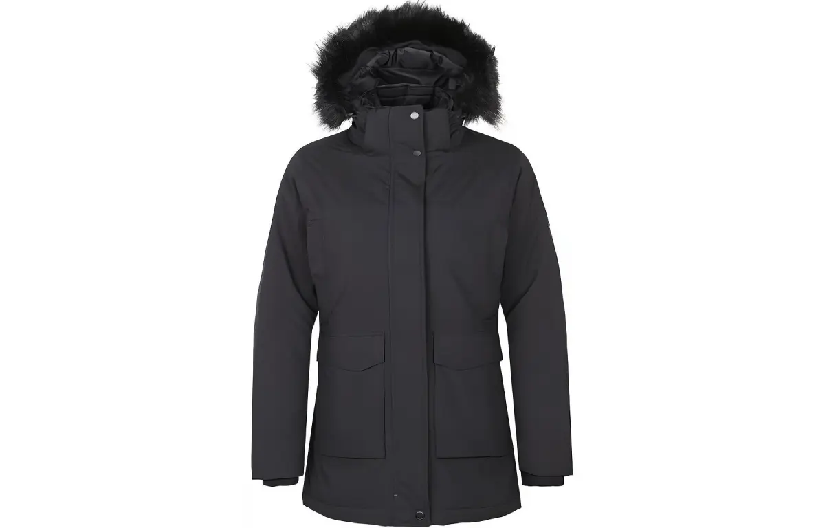 Columbia Down Jackets Women's Black Hooded Thickened Other