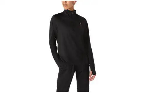 ASICS THERMOPOLIS Shirts Women's Black Stand Collar Moderate Other