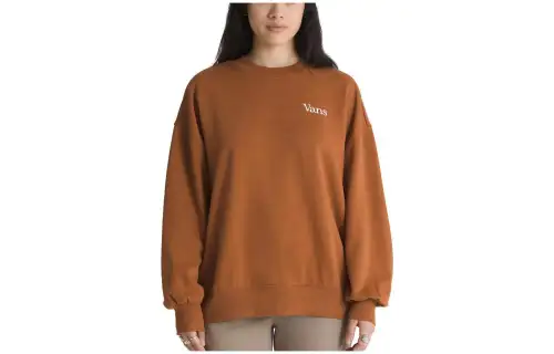 Vans DREAMSTATE Sweatshirts Women's Mocha Crew Neck Moderate Other
