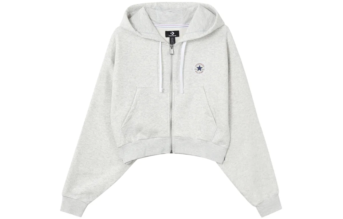 Converse Retro Chunk Sweatshirt Women's Light Gray