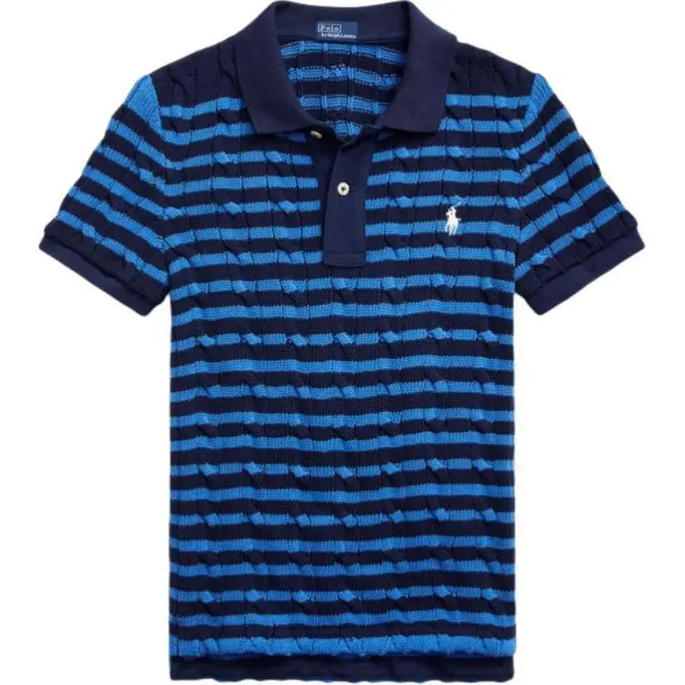 Polo Ralph Lauren SS24 Knitwear Slim Fit Women's Dark Blue
