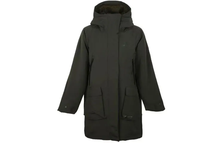 Nike Down Jackets Women's Green Hooded Moderate Other