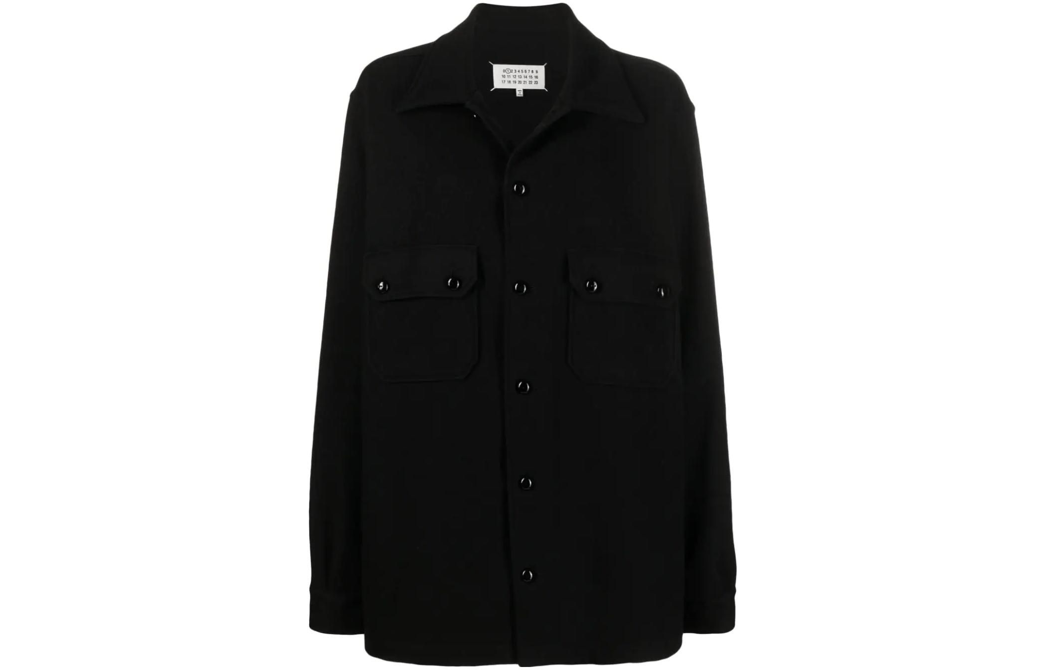 Maison Margiela Jackets Women's Black Lapel Moderate