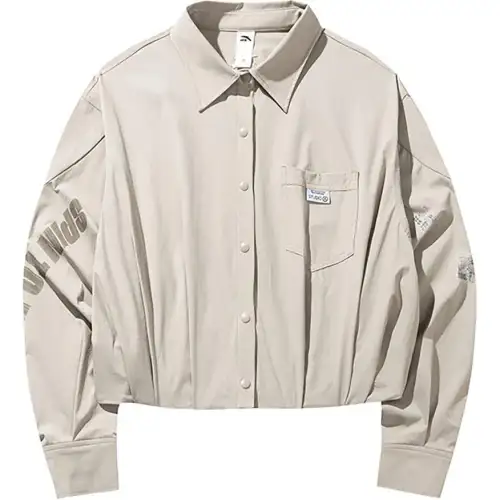 Anta Life Collection Shirt Women's Taro Khaki