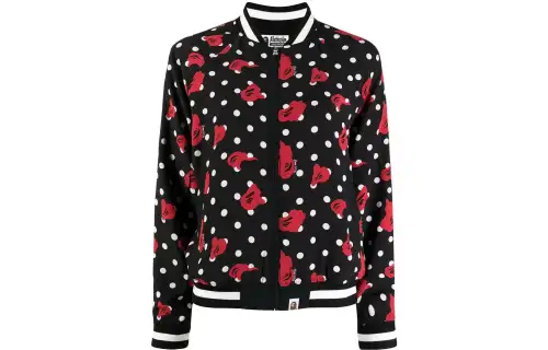 A BATHING APE Jackets Women's Baseball Collar Moderate Other