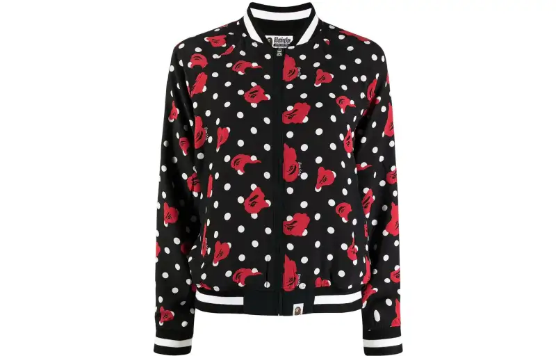 A BATHING APE Jackets Women's Baseball Collar Moderate Other