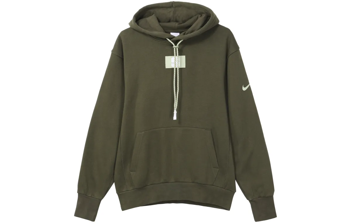 Nike Sweatshirts Women's Green Hooded Moderate Regular
