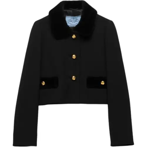 PRADA Button Up Cropped Jacket