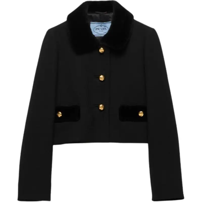 PRADA Button Up Cropped Jacket