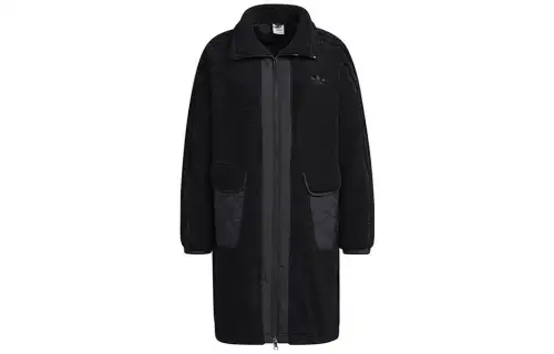 Adidas Originals Jackets Women's Black Lapel Moderate Other