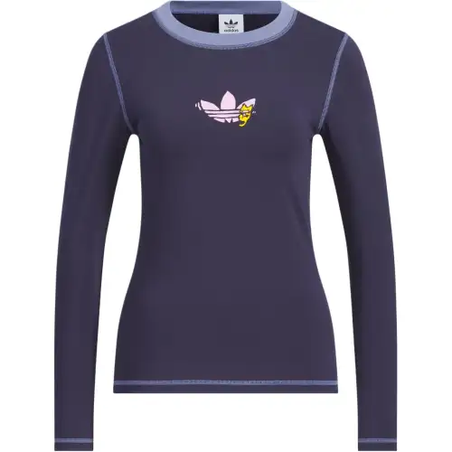 Adidas Originals T Shirt Women's Dark Ink Blue