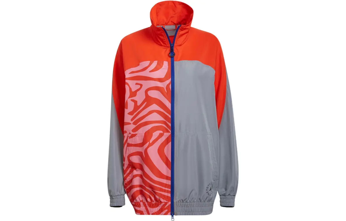 Adidas X Stella McCartney Jackets Women's Orange Lapel Moderate Other