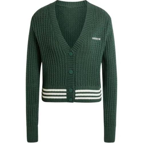 Adidas Originals ribbed-knit cardigan