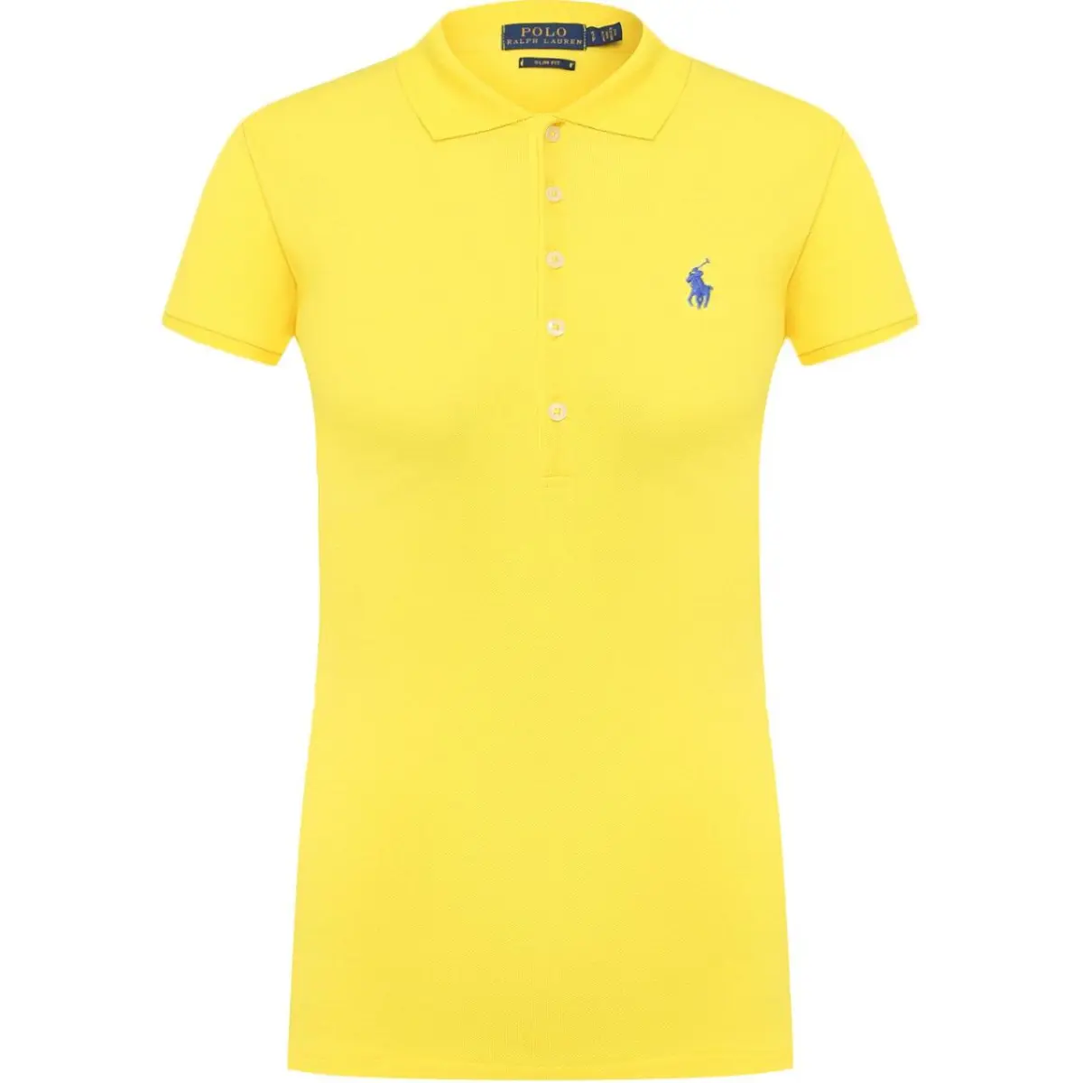 Polo Ralph Lauren Polo Shirt Slim Fit Women's Bright Yellow