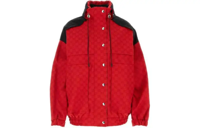 GUCCI Jackets & Coats Women's Red