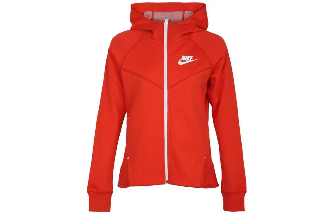 Nike Jackets Women's Orange Hooded Moderate Other
