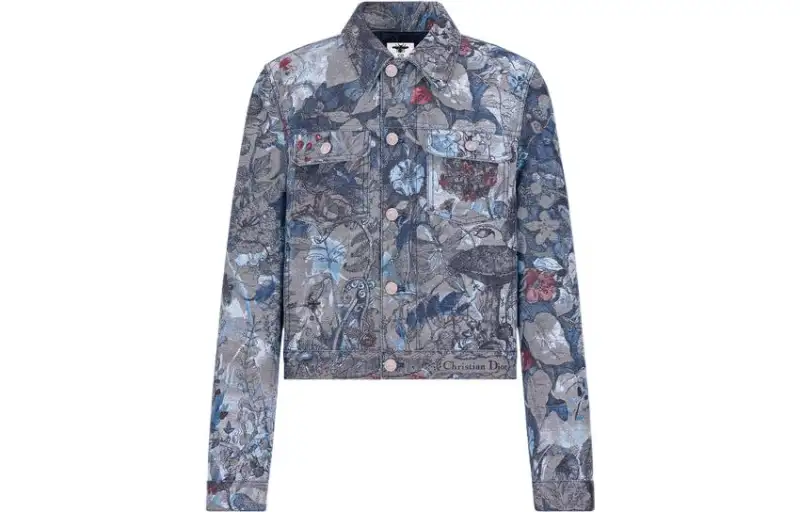 DIOR SS23 Chinese New Year Jacket Women's Blue