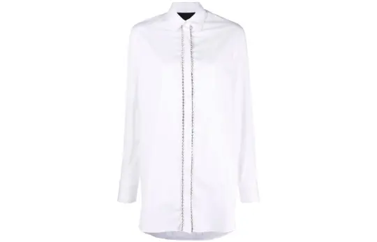 Philipp Plein crystal-embellished cotton shirt