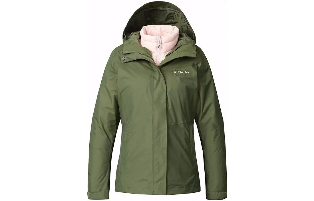 Columbia Jackets Women's Green Hooded Moderate Other