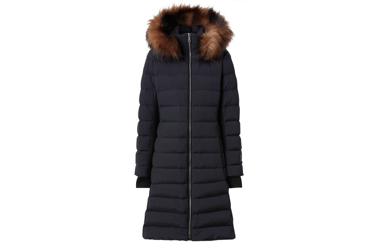 Женский пуховик Burberry (черный)