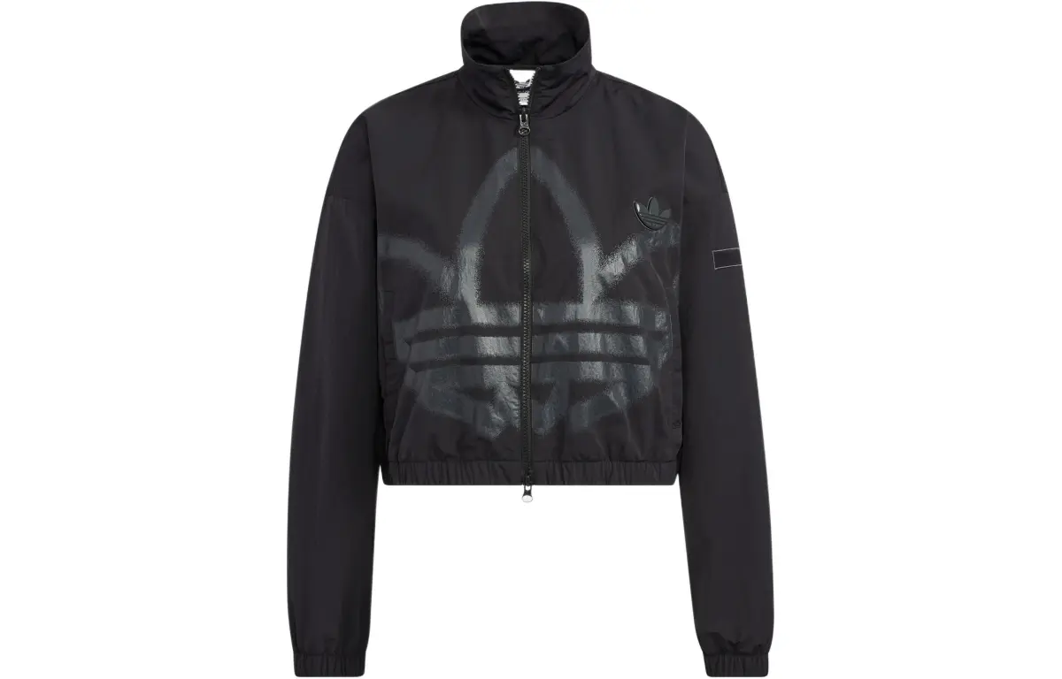 Adidas Originals ADICOLOR Jackets Women's Black Stand Collar Moderate Other