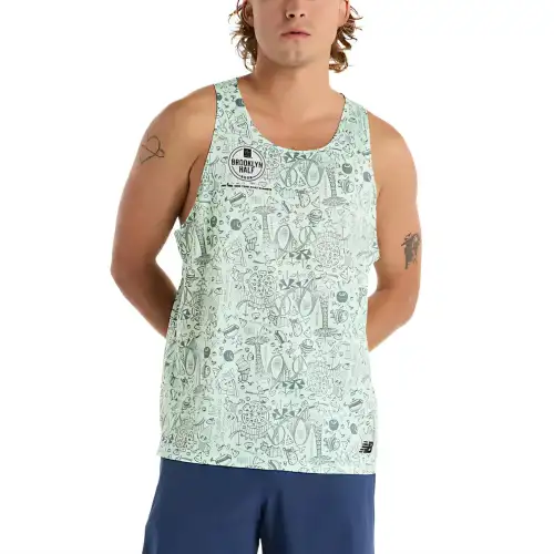 New Balance RBC Brooklyn Half Tank Top Men's Multicolor